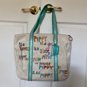 Coach Poppy tote bag